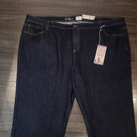 NEW Penningtons D/C Straight Leg Jeans Straight Fit Dark Wash Stretch Denim - Picture 3 of 14